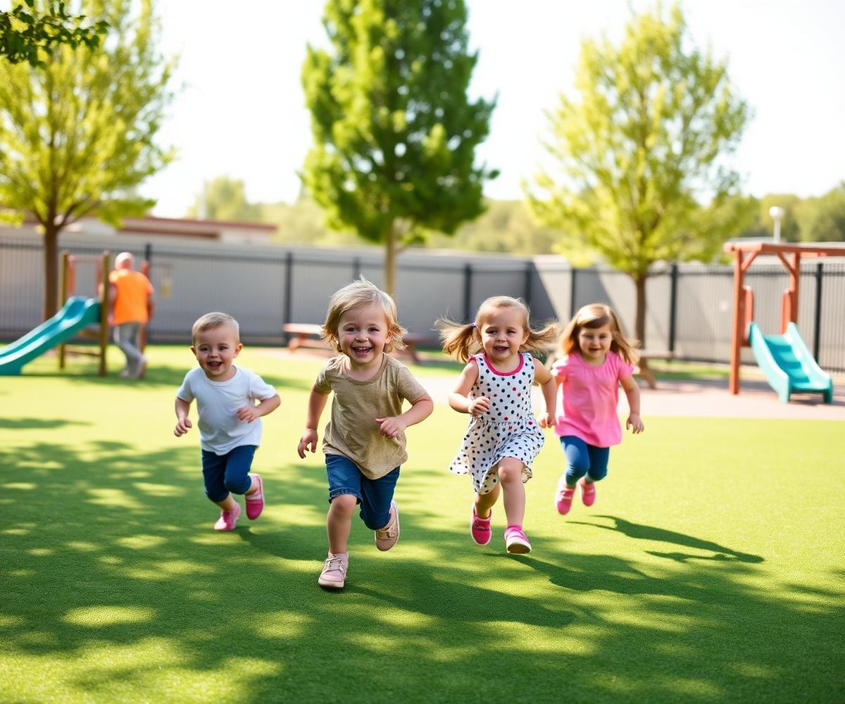 Outdoor adventures on the playground